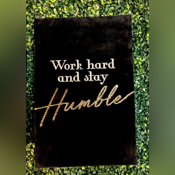 Customized “Work Hard and Stay Humble” Rhinestoned Wall Art (11”x17”),All Products : American Fashion Style Bags On Sale
